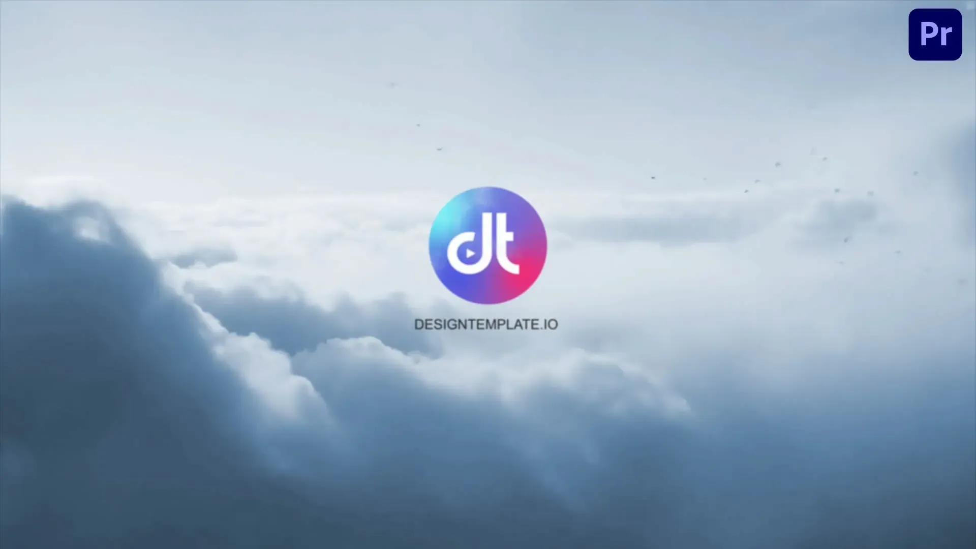 Unique Design Cloud Logo Reveal Animation